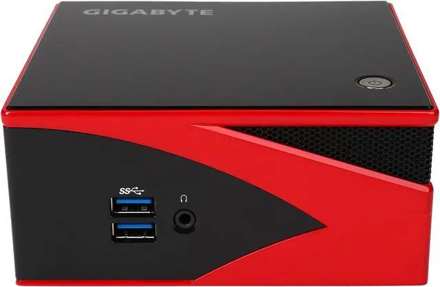 Alt view image 3 of 6 - GIGABYTE GB-BXA8-5557 (rev. 1.0) AMD Bolton M3 Mini / Booksize Barebone System