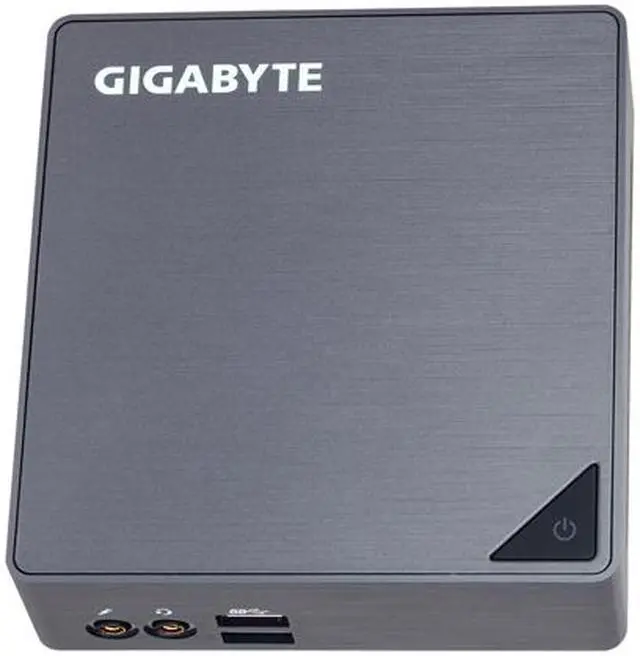 Alt view image 3 of 7 - GIGABYTE BRIX GB-BSi7-6500 (rev. 1.0) Gray Mini / Booksize Barebone System