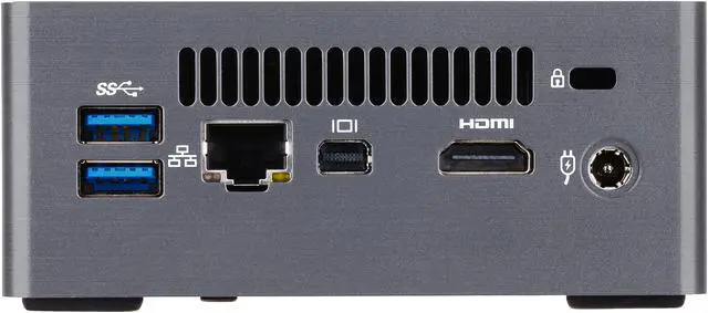 Alt view image 4 of 9 - GIGABYTE BRIX GB-BSi7H-6500 Gray BRIX / Ultra Compact PC kit
