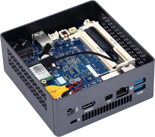 Alt view image 7 of 9 - GIGABYTE BRIX GB-BSi7H-6500 Gray BRIX / Ultra Compact PC kit