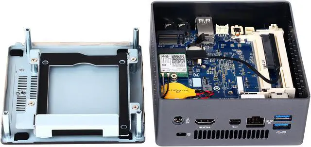 Alt view image 8 of 9 - GIGABYTE BRIX GB-BSi7H-6500 Gray BRIX / Ultra Compact PC kit