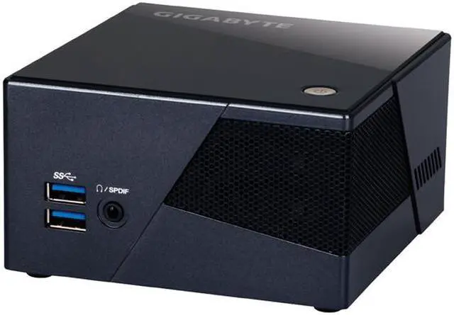 Alt view image 2 of 5 - Gigabyte BRIX GB-BXi7-5775, Intel 5th Gen Core i7 Processor, Iris Pro 6200 On-board Graphics, Supports 2.5" HDD x 1, mSATA SSD Slot x 1, Ultra Compact PC Design with 4k Resolution Output via HDMI