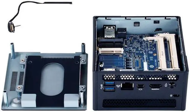 Alt view image 10 of 11 - GIGABYTE BRIX Pro GB-BXi5-4570R (rev. 1.0) Intel HM87 Black Ultra Compact PC kit