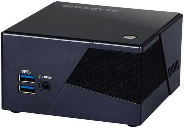 Alt view image 3 of 11 - GIGABYTE BRIX Pro GB-BXi5-4570R (rev. 1.0) Intel HM87 Black Ultra Compact PC kit