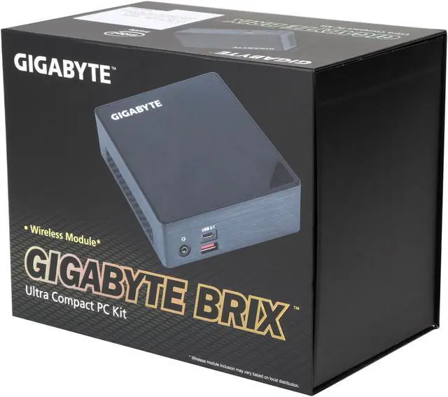 Alt view image 8 of 8 - GIGABYTE BRIX GB-BSI5A-6200 Mini / Booksize Barebone System