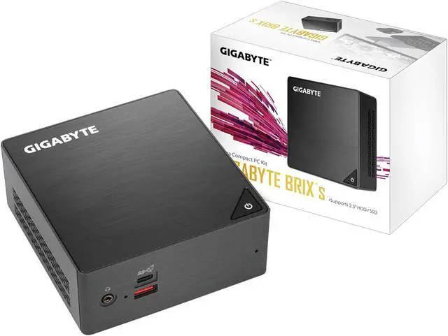 Alt view image 5 of 5 - GIGABYTE BRIX GB-BRi7H-8550-BW Mini / Booksize Barebone System