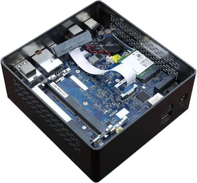 Alt view image 8 of 11 - GIGABYTE BRIX GB-BKI3HA-7100 Barebone Systems - Mini / Booksize