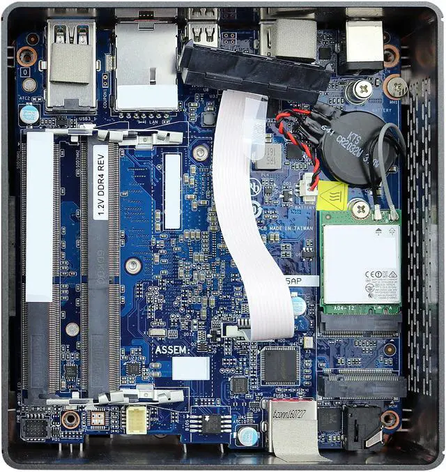 Alt view image 9 of 11 - GIGABYTE BRIX GB-BKI3HA-7100 Barebone Systems - Mini / Booksize