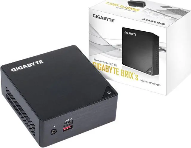 Alt view image 11 of 11 - GIGABYTE BRIX GB-BKI3HA-7100 Barebone Systems - Mini / Booksize