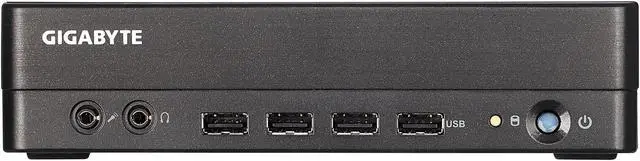 Alt view image 10 of 11 - GIGABYTE BRIX Ultra Compact Mini-PC GB-BSRE-1605 (AMD Ryzen V1605B / Integrated Radeon Vega 8 Graphics / Gigabit LAN / Bluetooth / WIFI / HDMI / USB 3.2