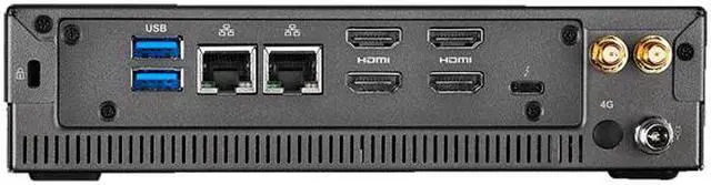 Alt view image 4 of 5 - GIGABYTE BRIX PRO GB-BSi5-1135G7-BWUS Black Mini-PC Barebone, 11th Gen Intel Core i5-1135G7 processor, Intel Iris Xe Graphic, M.2 for SSD - Memory and Storage Sold Separately