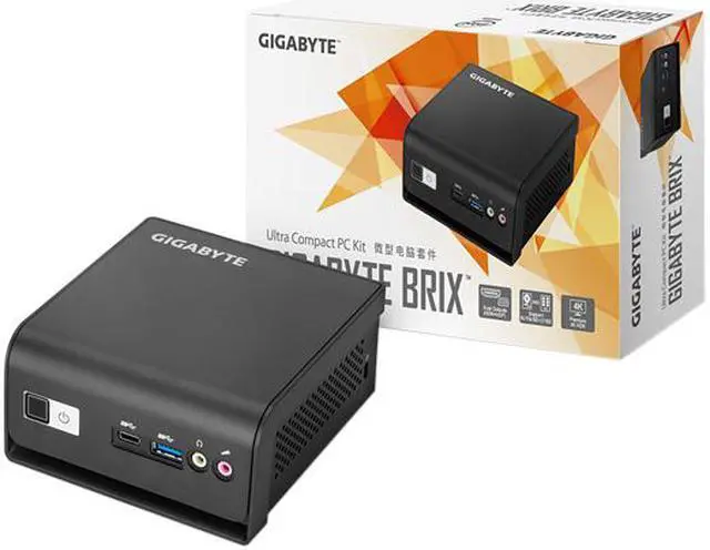Alt view image 8 of 8 - GIGABYTE GB-BMCE-5105 Compact Mini / Booksize Barebone System DDR4 2933