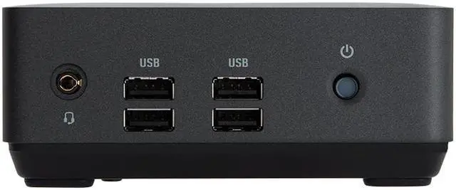 Alt view image 4 of 7 - GIGABYTE GB-BRI5H-1335 , with 13th Gen Intel Core i5-1335U Processor,  4 x 4K Module - 2 x HDMI 2.1 and 2 x USB Type C with DP alt modeBlack Mini-PC Tall Barebone- US cord