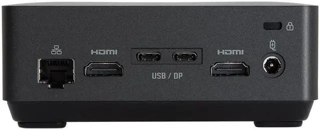 Alt view image 6 of 7 - GIGABYTE GB-BRI5H-1335 , with 13th Gen Intel Core i5-1335U Processor,  4 x 4K Module - 2 x HDMI 2.1 and 2 x USB Type C with DP alt modeBlack Mini-PC Tall Barebone- US cord