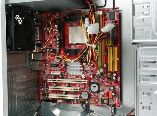 Alt view image 9 of 14 - MSI MBOX K9VGM-V AMD Socket AM2 VIA K9M890 Barebone