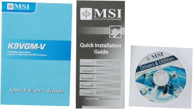 Alt view image 12 of 14 - MSI MBOX K9VGM-V AMD Socket AM2 VIA K9M890 Barebone