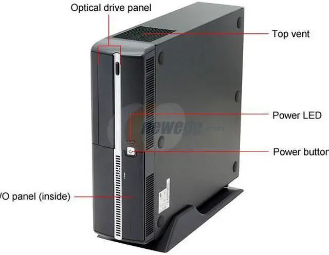 Alt view image 2 of 15 - MSI Hetis 945-E Black Intel Socket T(LGA775) Intel 945GZ Barebone
