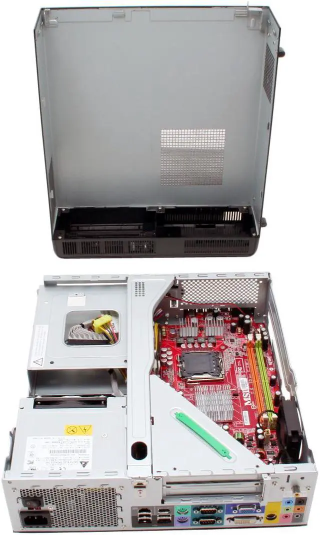 Alt view image 5 of 15 - MSI Hetis 945-E Black Intel Socket T(LGA775) Intel 945GZ Barebone
