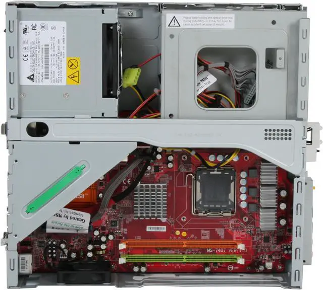 Alt view image 6 of 9 - MSI Hetis G31 Intel Socket T(LGA775) Intel G31 Barebone