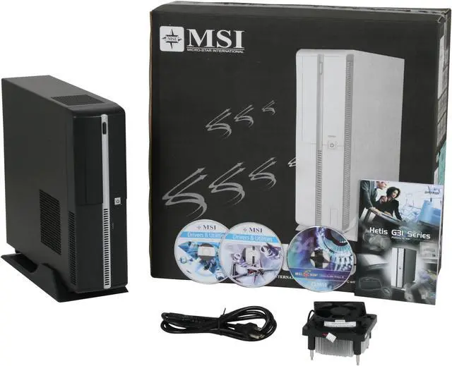 Alt view image 9 of 9 - MSI Hetis G31 Intel Socket T(LGA775) Intel G31 Barebone