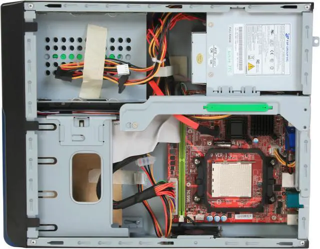 Alt view image 7 of 15 - MSI Axis 690 AMD Socket AM2 AMD RS690 1 x HDMI Barebone