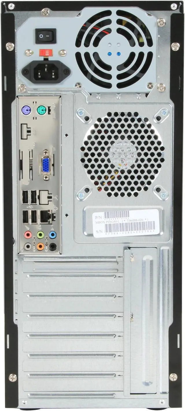 Alt view image 14 of 17 - MSI MBOX P6NGM-L Intel Socket T(LGA775) NVIDIA GeForce 7050 / nForce 610i Barebone