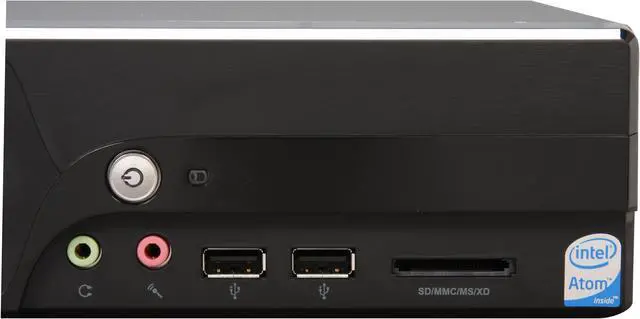Alt view image 4 of 10 - MSI Wind Nettop 100 Intel 945GC Mini / Booksize Barebone System