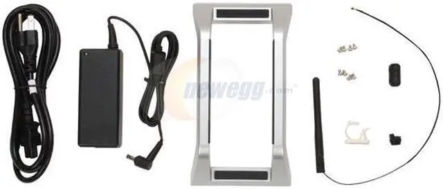 Alt view image 8 of 10 - MSI Wind Nettop 100 Intel 945GC Mini / Booksize Barebone System