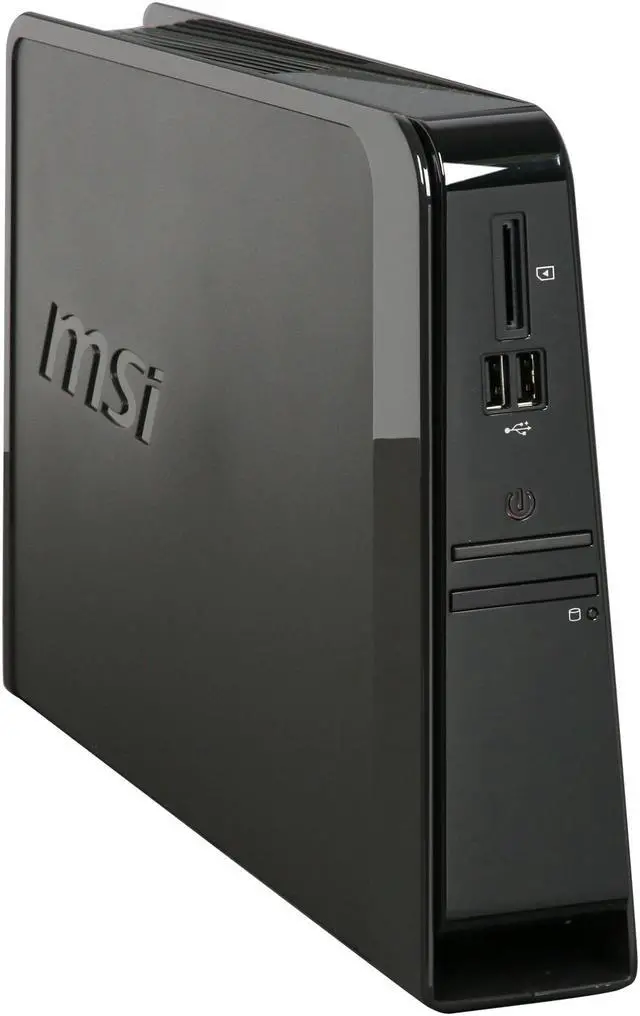 Main image of MSI 6667BB-004US Intel 945GC 1 x HDMI Nettop Barebone without ODD Drive Bay