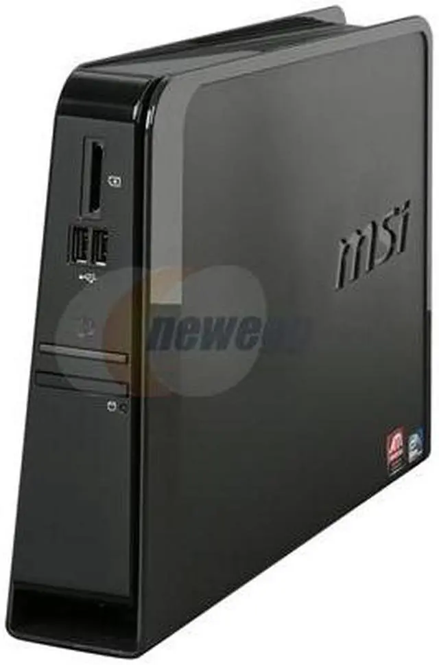 Alt view image 3 of 9 - MSI 6667BB-004US Intel 945GC 1 x HDMI Nettop Barebone without ODD Drive Bay