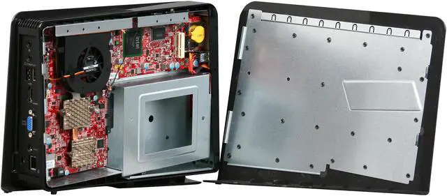 Alt view image 5 of 9 - MSI 6667BB-004US Intel 945GC 1 x HDMI Nettop Barebone without ODD Drive Bay