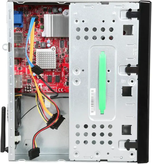 Alt view image 5 of 7 - MSI 6676-003BUS Intel Socket BGA559 Intel NM10 1 x HDMI Nettop Barebone with ODD Drive Bay