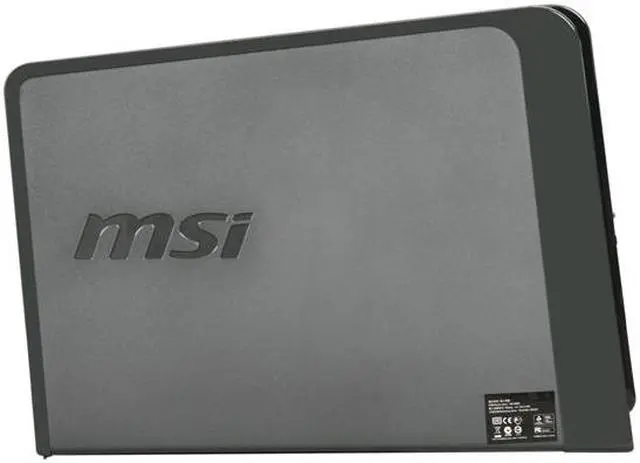 Alt view image 3 of 5 - MSI 6668-004BUS Intel Socket BGA559 Intel NM10 1 x HDMI Nettop Barebone