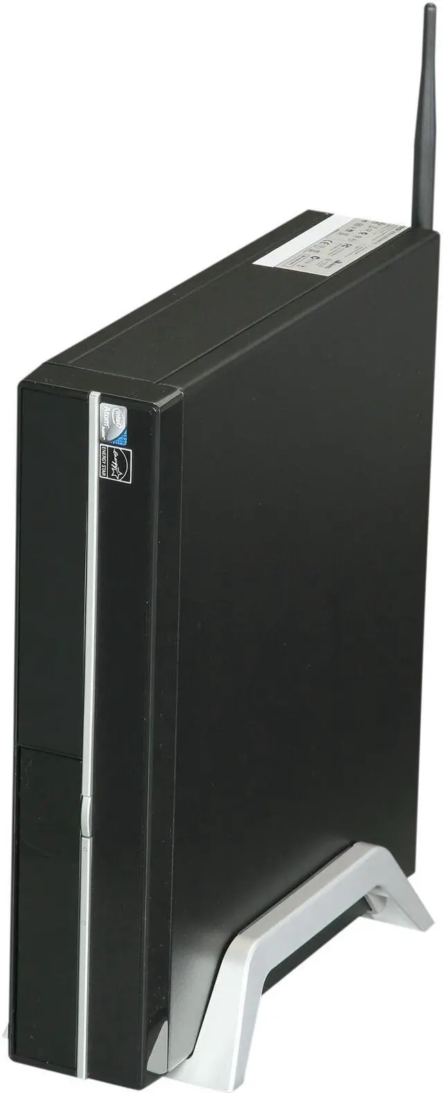 Alt view image 3 of 10 - MSI B032-001BUS Intel NM10 Black Barebone