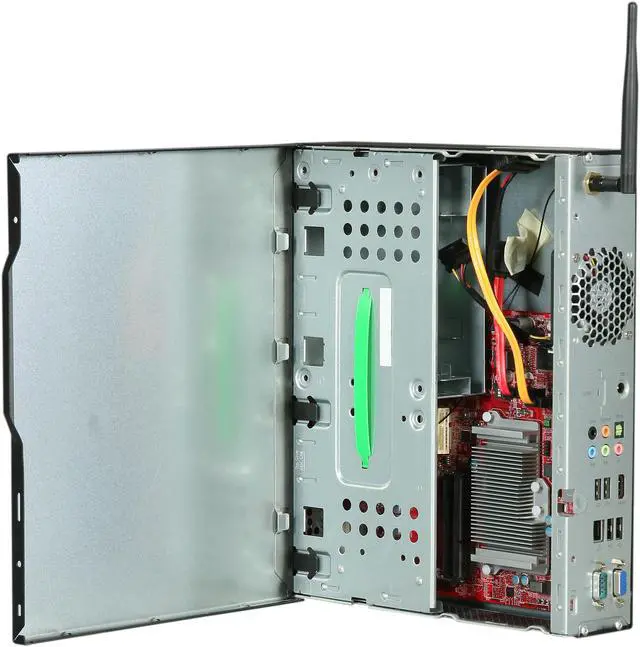 Alt view image 6 of 10 - MSI B032-001BUS Intel NM10 Black Barebone