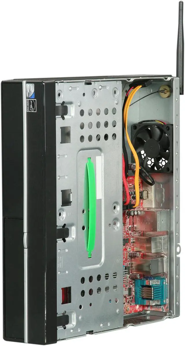 Alt view image 8 of 10 - MSI B032-001BUS Intel NM10 Black Barebone