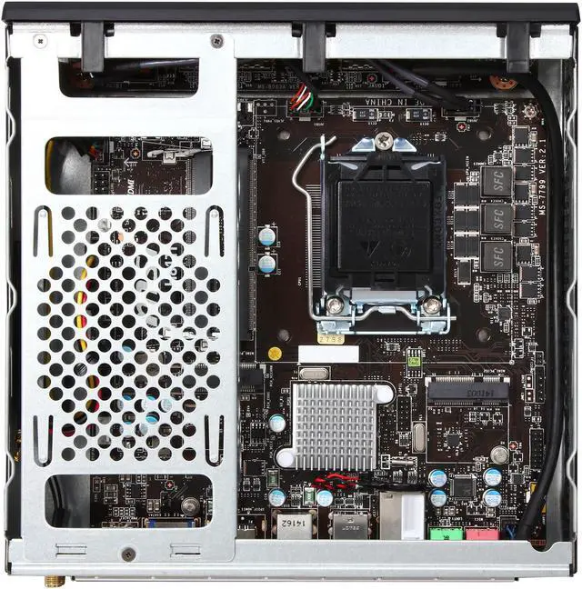 Alt view image 7 of 12 - MSI ProBox23-006BUS (936-B08311-006) Intel Socket LGA1150 Intel H81 Black Mini / Booksize Barebone System
