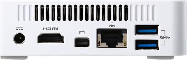 Alt view image 4 of 6 - MSI Cubi-004BUS Intel Broadwell U PCH-LP White Mini / Booksize Barebone System