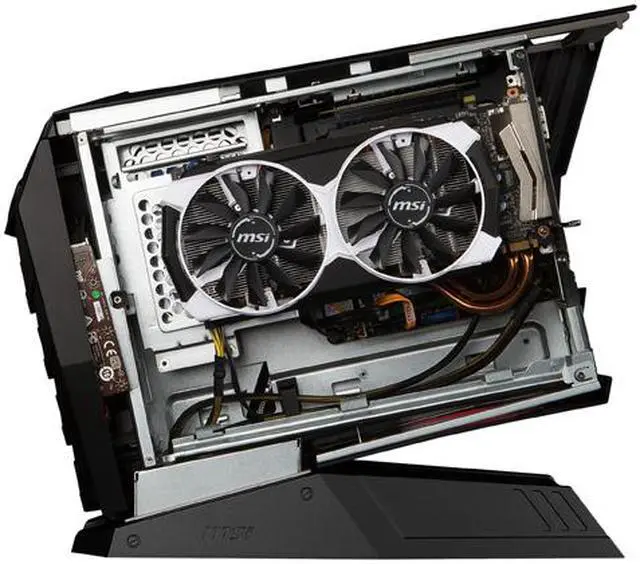 Alt view image 7 of 10 - MSI Aegis Black / Red Barebone - Aegis-001BUS