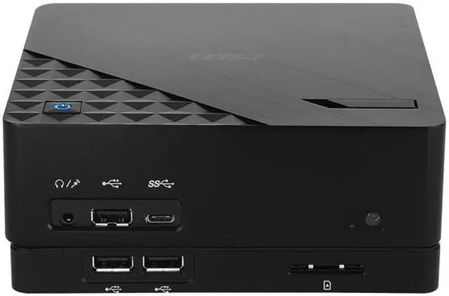 Alt view image 5 of 7 - MSI Cubi 2 Plus-004BUS Intel H110 Black Barebone Systems - Mini / Booksize