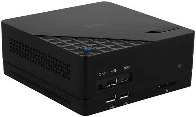 Alt view image 3 of 7 - MSI Cubi 2 Plus-004BUS Intel H110 Black Barebone Systems - Mini / Booksize