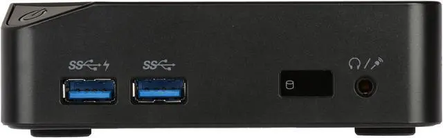 Alt view image 2 of 6 - MSI Cubi-017BUS Intel Broadwell U PCH-LP Black Mini / Booksize Barebone System