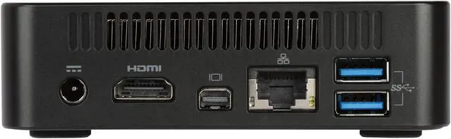 Alt view image 4 of 6 - MSI Cubi-017BUS Intel Broadwell U PCH-LP Black Mini / Booksize Barebone System