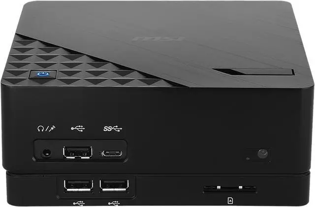 Alt view image 5 of 7 - MSI Cubi 2 Plus 7M - 015 Intel Socket LGA1151 Intel H110 Black Mini / Booksize Barebone System