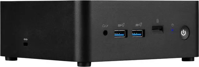 Alt view image 14 of 16 - MSI Cubi NUC 1M-009BUS Black Mini PC Barebone, with Intel Core 7 150 U, Thunderbolt 4, Dual 2.5G LAN, 4 USB ,Quadruple Display Support, Single Unit - Memory and Storage Sold Separately