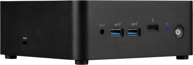 Alt view image 14 of 17 - MSI Cubi NUC 1M-011BUS Black Mini PC Barebone (TAA Compliance),with Intel Core 3 100 U, Thunderbolt 4, Dual 2.5G LAN, 4 USB ,Quadruple Display Support, Single Unit - Memory and Storage Sold Separately