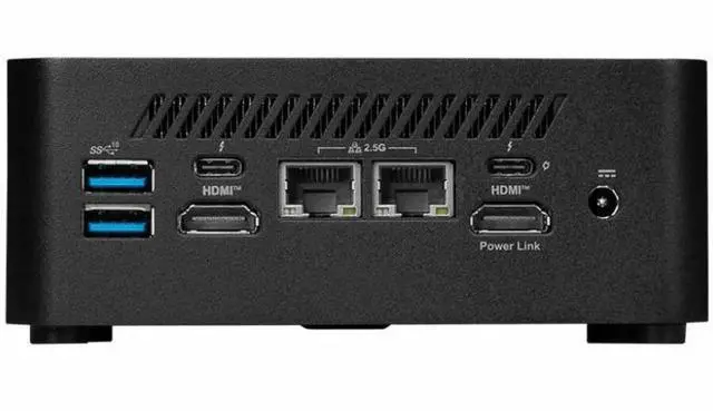 Alt view image 2 of 3 - MSI Cubi NUC 13MQG 203BUS Mini Barebone PC, Intel Core i5-1345U vPro Entperise (Windows OS, RAM, HDD are not included)  Cubi13MQG203B