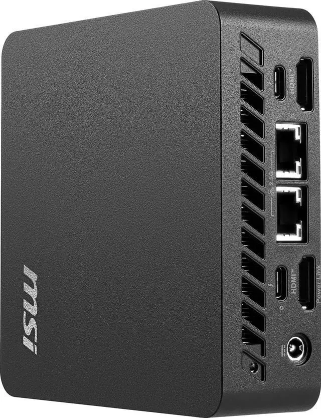 Alt view image 10 of 13 - MSI Cubi NUC AI+ 3MG-006BUS mini PC Barebone with Intel Panther Lake Core Ultra 9 386H CPU,WiFi 7, Bluetooth 5.4,Dual 2.5G LAN,Dual Thunderbolt 4
