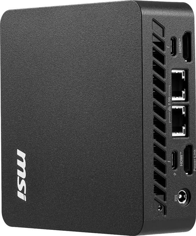 Alt view image 9 of 13 - MSI Cubi NUC AI+ 3MG-008BUS Barebone mini Gaming PC with Intel Panther Lake Core Ultra 5 322 CPU,WiFi 7, Bluetooth 5.4,Dual 2.5G LAN, Dual Thunderbolt 4