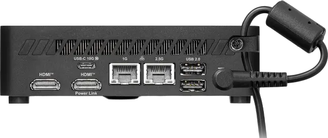 Alt view image 5 of 12 - MSI Cubi NUC TWG S-010BUS Black Barebone PC